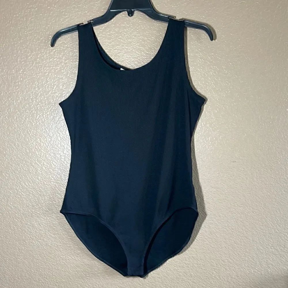 Vintage Liz Claiborne bodysuit leotard size M runs big